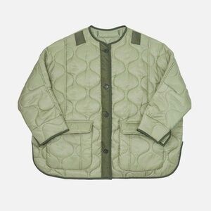 Authentic Frankie Shop OVERSIZED COLLARLESS QUILTED JACKET XS/S RETAIL $285